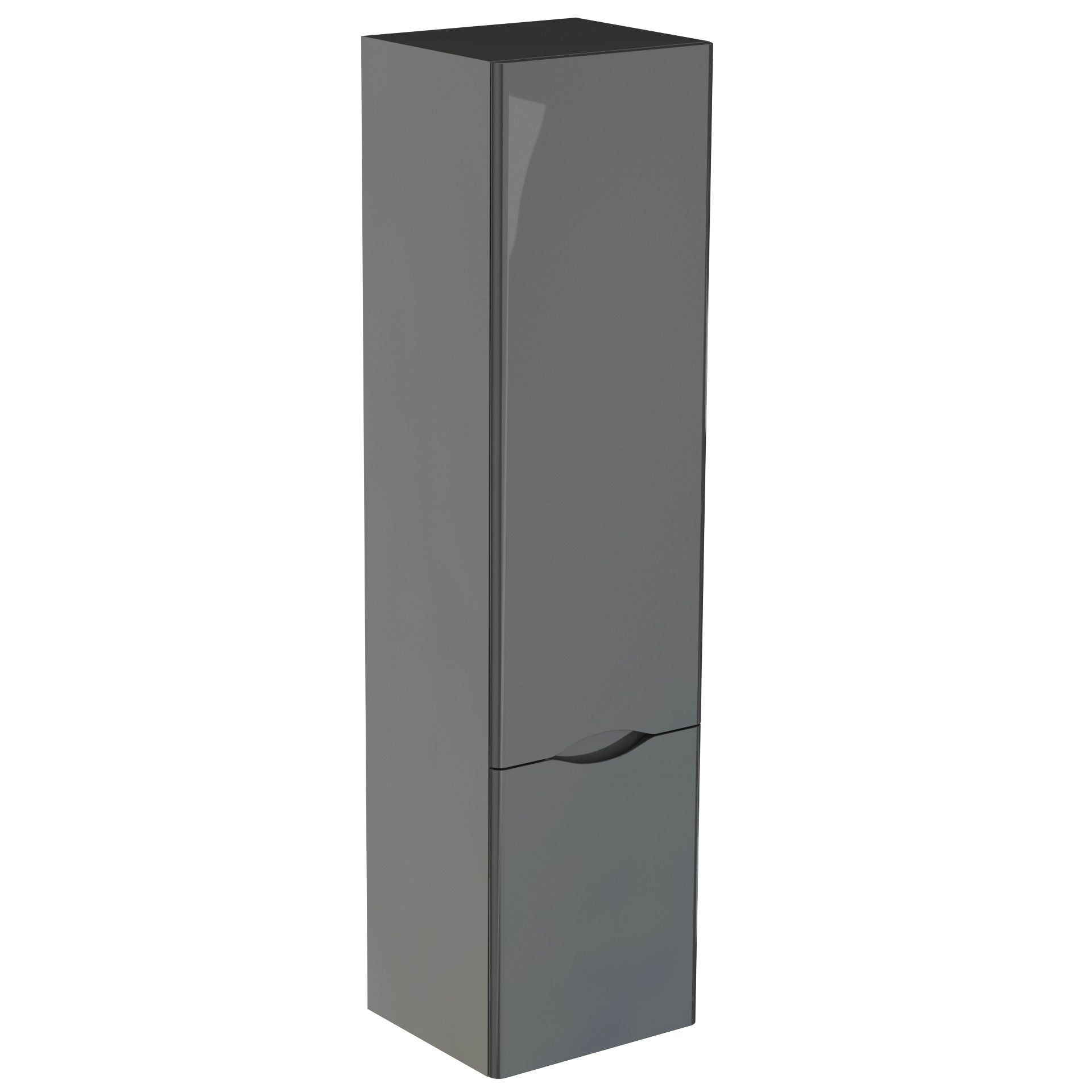 Grey gloss deals tall unit