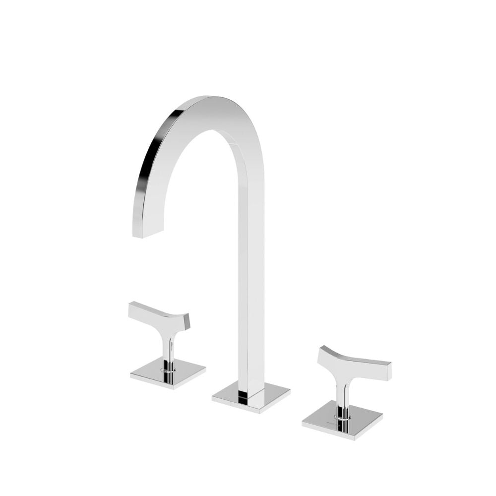 Royal Deck-mounted 3-Hole Basin Mixer Tap, Luxury Style – Letta London