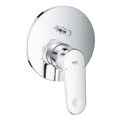 Grohe Chrome Europlus Single-lever mixer with 2-way diverter - Letta London - Thermostatic Showers